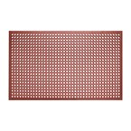 Jantex rubberen vetbestendige anti-vermoeidheidsmat rood 1500 x 900mm