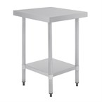 Vogue RVS werktafels zonder achteropstand 70cm diep