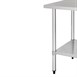 Vogue RVS werktafel zonder achteropstand 90x90x70cm