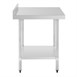 Vogue RVS werktafels met achteropstand 70cm diep