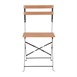 Bolero opklapbare imitatiehout stoelen (2 stuks)