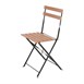 Bolero opklapbare imitatiehout stoelen (2 stuks)