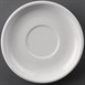 SPECIALE AANBIEDING x24 Athena Hotelware stapelbare theekoppen en schotels (24 stuks)