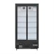 Polar G-serie staande barkoeling/display koeling met schuifdeuren 490L zwart