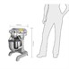 Buffalo 9ltr aanrecht planetaire mixer
