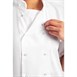 Whites Boston unisex koksbuis korte mouw wit