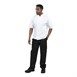 Whites Boston unisex koksbuis korte mouw wit