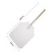 Vogue houten handvat aluminium pizza schep 31x36cm