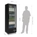 Polar G-serie staande barkoeling/display koeling 307L zwart