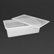 Vogue polypropyleen GN 1/1 bak met deksel 15cm (2 stuks)