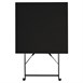 Bolero vierkante stalen klaptafel zwart 60cm