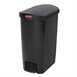 Rubbermaid Slim Jim End Step pedaalemmer 50L zwart