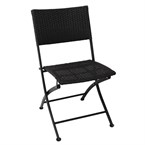 Bolero opklapbare rotan stoelen (2 stuks)