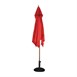Bolero vierkante rode parasol 2,5 meter