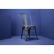 Bolero Bistro stalen stoel grijs (4 stuks)
