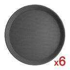 Bulk koop 6 Olympia kristallon polypropyleen ronde antislipdienbladen