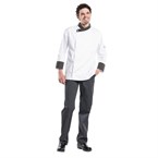 Chaud Devant Ligne Noir pantalon zwart-wit gestreept