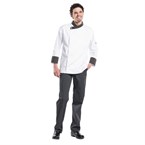Chaud Devant Ligne Noir pantalon zwart-wit gestreept