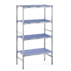 Tournus lijnrek met 4 schappen 40x129cm