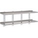 Gastro M RVS wandplank zonder steunen 180x40cm