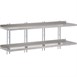 Gastro M RVS wandplank zonder steunen 200x40cm