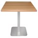 Bolero RVS tafelpoot vierkant 680(H)x400(B)mm
