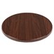 Bolero tafelblad 80cm rond donkerbruin