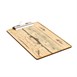 Olympia menu klemborden met houten effect