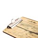 Olympia menu klemborden met houten effect