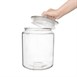 Olympia glazen voorraadpot 29,3(h) x 20(Ø)cm 6,35L