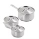 Speciale aanbieding - Vogue steelpanset (3 stuks)