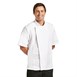 Chef Works Springfield unisex koksbuis met rits wit