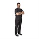 Chef Works Springfield unisex koksbuis met rits zwart