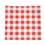 Rood Gingham vetvrij papier 25x25cm (200 stuks)