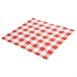 Rood Gingham vetvrij papier 19x31cm (200 stuks)