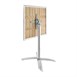 Bolero essenhouten opklapbare terrastafel vierkant 60cm