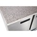 Polar G-serie 3-deurs koelwerkbank met marmeren werkblad 368L