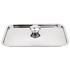 Olympia deksel voor mini RVS braadpan