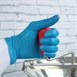 Hygiplas vinyl handschoenen blauw poedervrij