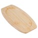 Olympia heveahouten onderzetter 28,5x15cm