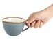 Olympia Kiln cappuccinokopjes blauw 34cl (6 stuks)
