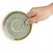 Olympia Kiln espressoschotels mosgroen 11,5cm (6 stuks)