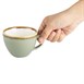 Olympia Kiln cappuccinokopjes mosgroen 23cl (6 stuks)