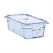 Araven ABS blauwe GN 1/4 voedseldoos 10cm diep