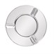 Olympia RVS windvrije asbak 9cm (6 stuks)
