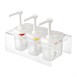 Araven sausdispensers GN 1/9 transparant 1,5L (3 stuks)