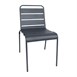 Bolero stalen stoelen grijs (4 stuks)