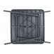 Bolero vierkante stalen tafel grijs 70cm