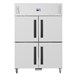 Polar g-serie opstaande dubbele stabiele deur gastro vriezer 1200ltr