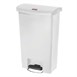 Rubbermaid Slim Jim Front Step pedaalemmer 50L wit